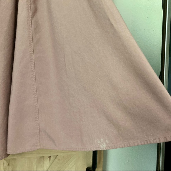 Vintage Dusty Rose Maxi Skirt Rayon Size 14 - Picture 13 of 14